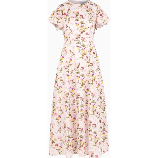 Hill House Home | The Dominique Dress, (Pink Bluebonnet, Size X-Small) | Maisonette | Maisonette