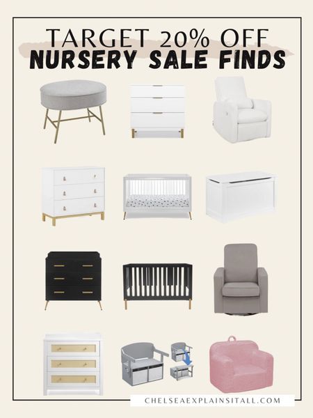 Some of the best deals during targets circle week sale are the nursery decor finds! These gorgeous cribs, top rated nursery rocking chairs and storage decor are 20% off! The pink chair is a great alternative to the pottery barn kids chair and I love the versatility of the storage bench and play station! 

Target sale, nursery decor, kids toys, kids storage, kids decor, kid bedroom, baby bedroom, playroom

#LTKhome #LTKbaby #LTKkids
