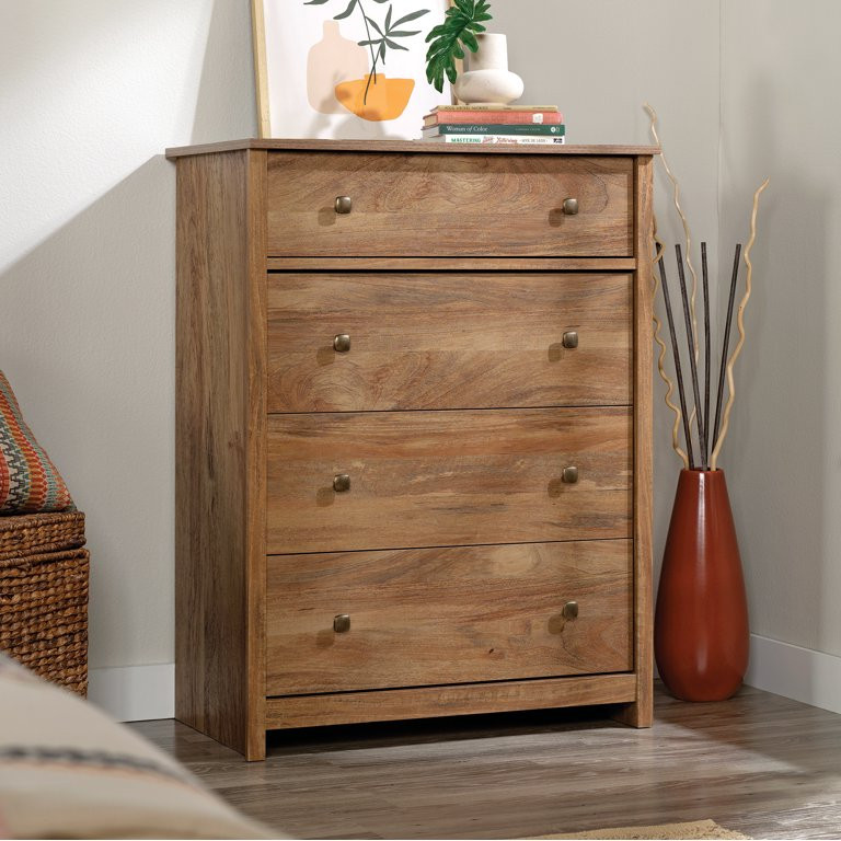 Sauder River Ranch 4-Drawer Dresser, Sindoori Mango Finish | Walmart (US)