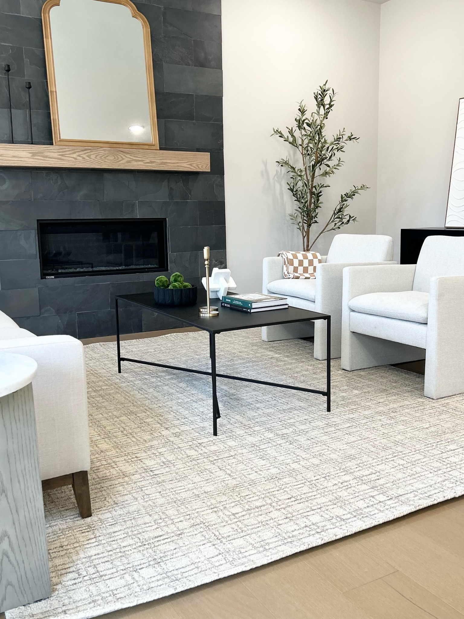 Chris Loves Julia x Loloi Polly Checkered Antique/Mist Area Rug 

#LTKhome