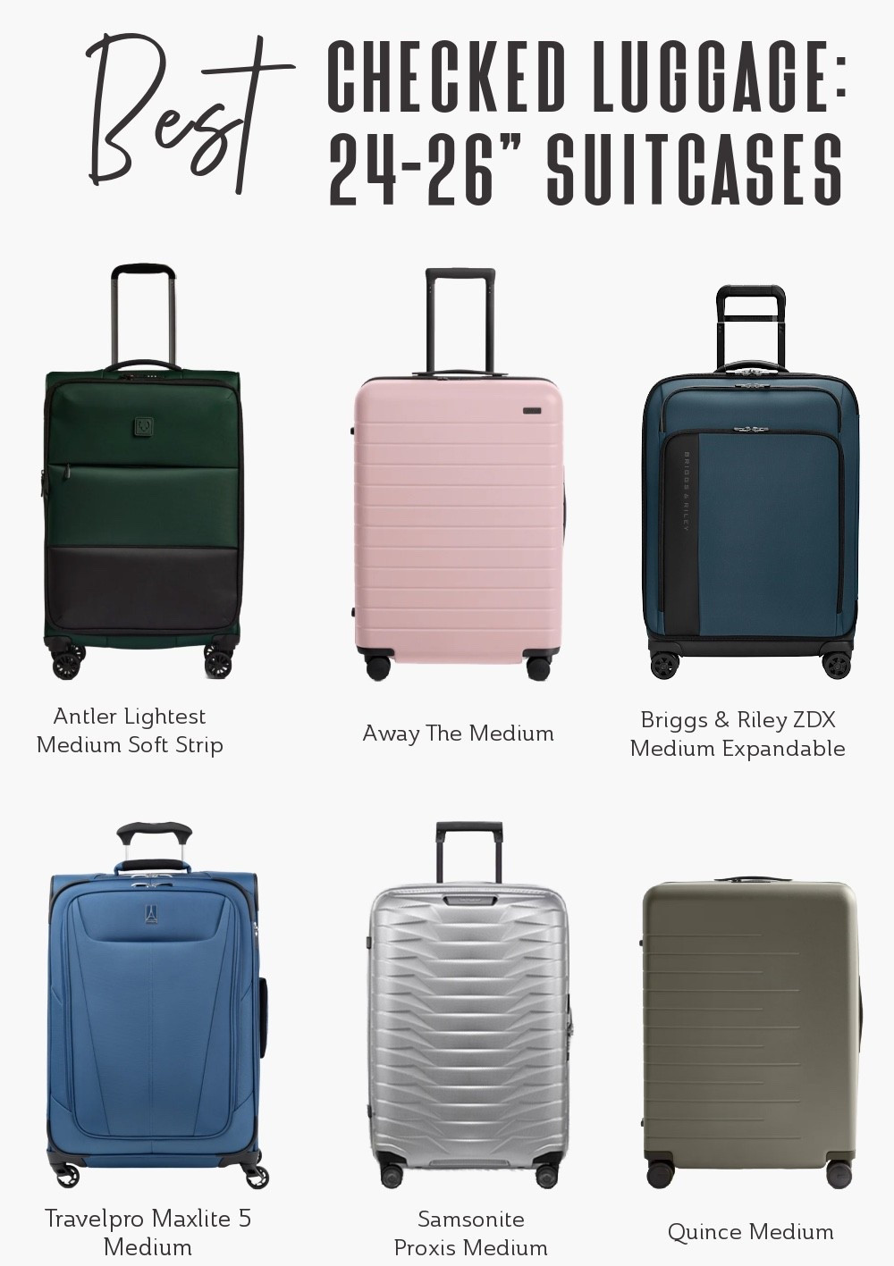 A medium sized lightweight checked suitcase offers the best of both worlds. 🌍 It gives you space to pack comfortably for longer trips or multi-season weather, without the hassle that can come with bulkier, oversized luggage. 🏋️

So if you just like having options, here are the best medium checked bags for your next trip! 🛫🧳

Travel Luggage | Checked Luggage | Travel Suitcase | Medium Checked Suitcase | Travel Gear

#LTKtravel #LTKeurope #LTKbag