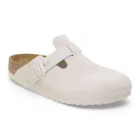 Boston Soft Footbed Suede Leather Oyster Tonal | BIRKENSTOCK | Birkenstock CA