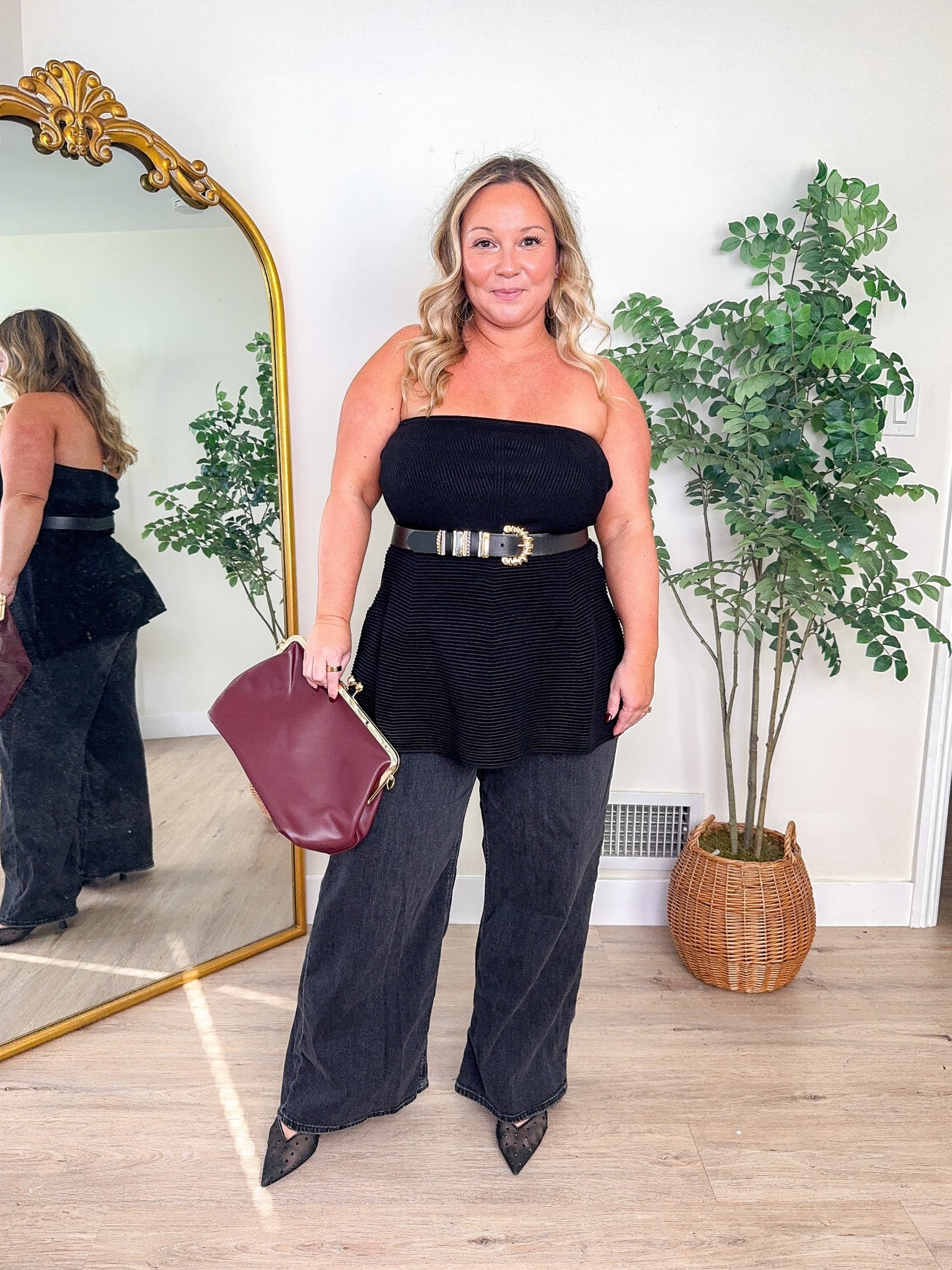 Anthropologie top size LARGE- probably could’ve sized down.
Jeans size 14 SHORT

Fall outfit, date night style, petite style, fall style, fall trends, jeans, denim, wide leg jeans, American Eagle, Anthropologie, Amazon finds, Amazon fashion 

#LTKPetite #LTKMidsize #LTKSeasonal