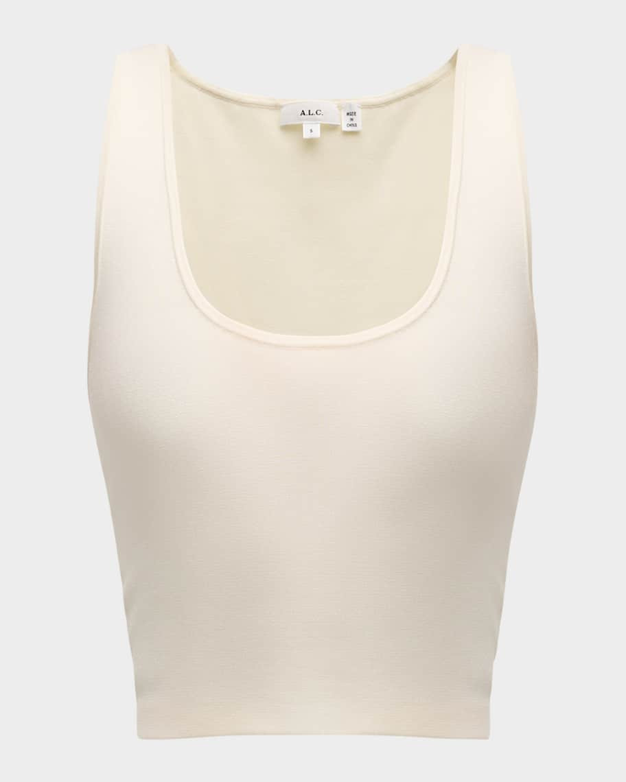 A.L.C. Cleo Knit Crop Top | Neiman Marcus