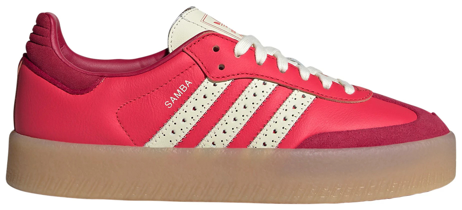 adidas Women's Sambae Shoes, Size 5.5, Active Red/White | DICK'S Sporting Goods