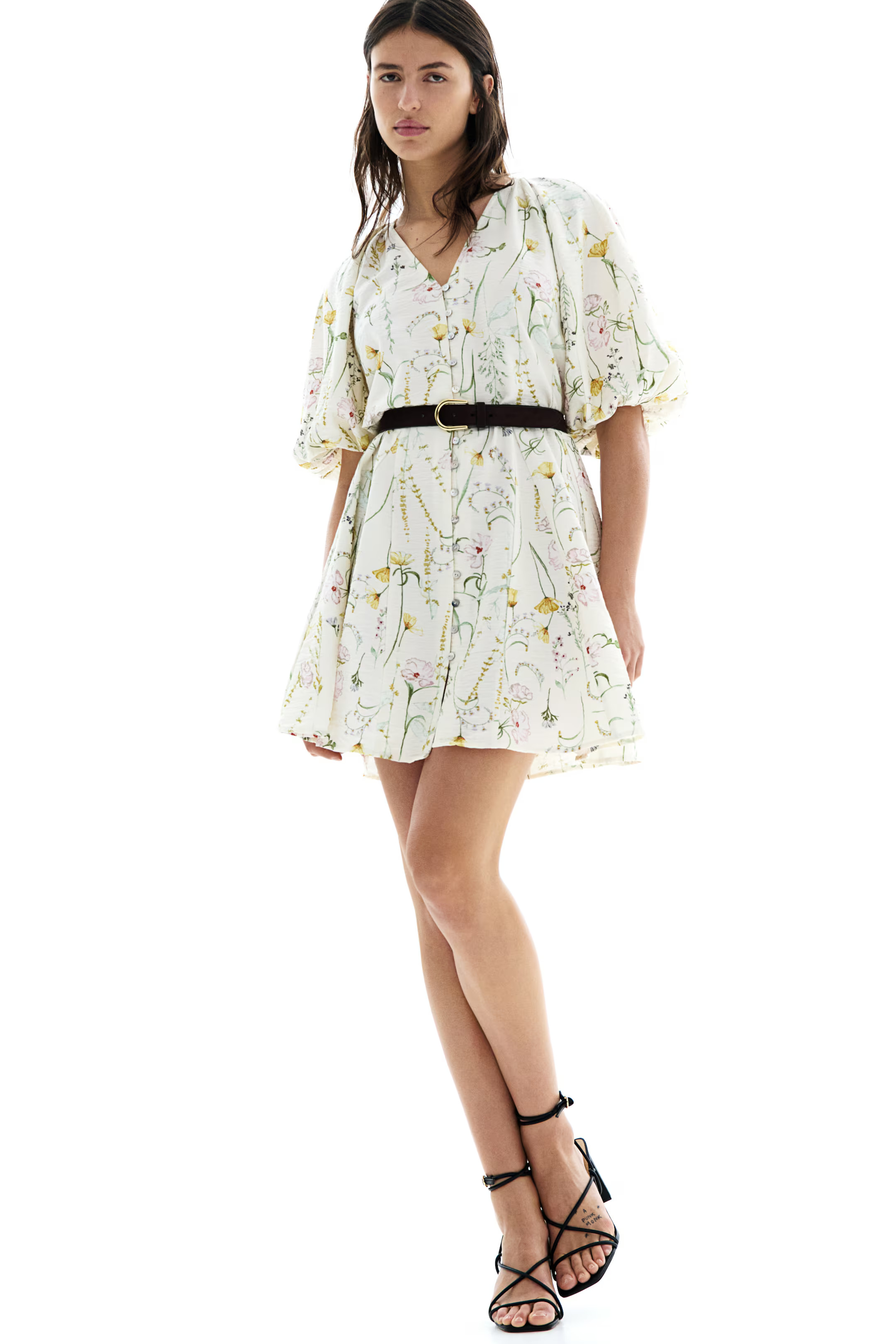 Dress with Flared Skirt | H&M (US + CA)