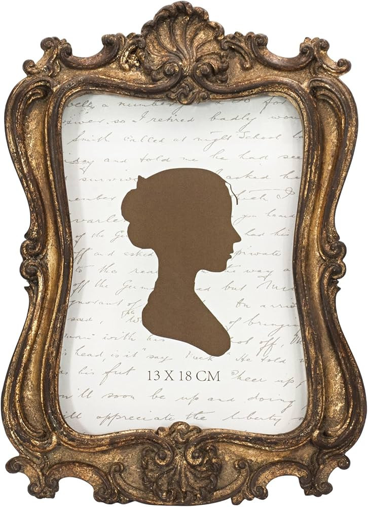 AELS 5x7 Inch Vintage Picture Frame, Distressed Elegant Antique Photo Frames with Glass Front, Ph... | Amazon (US)