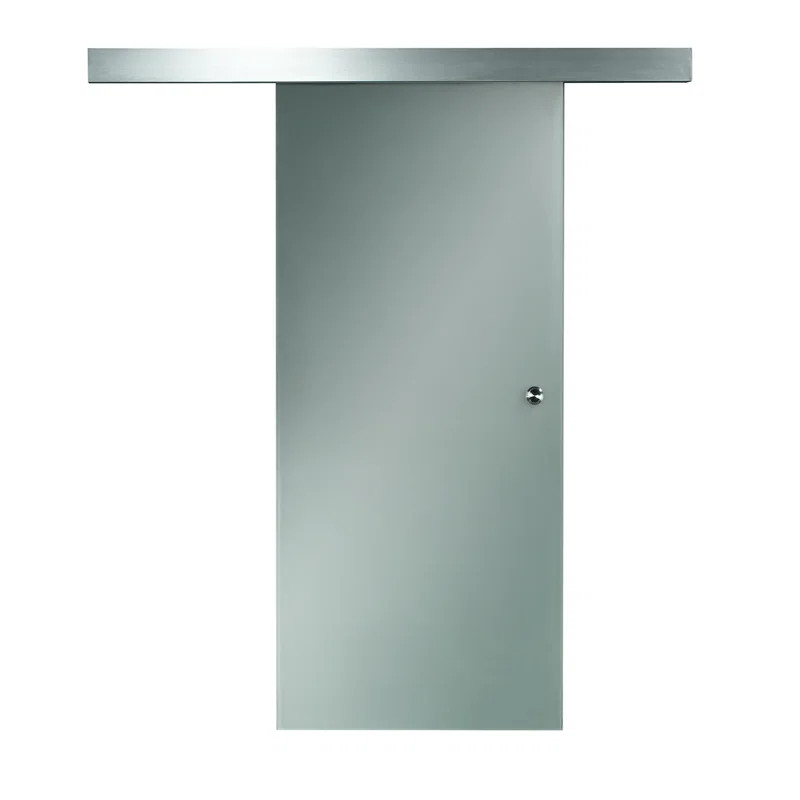 Pinecroft Glass Barn Door with Installation Hardware Kit | Wayfair North America