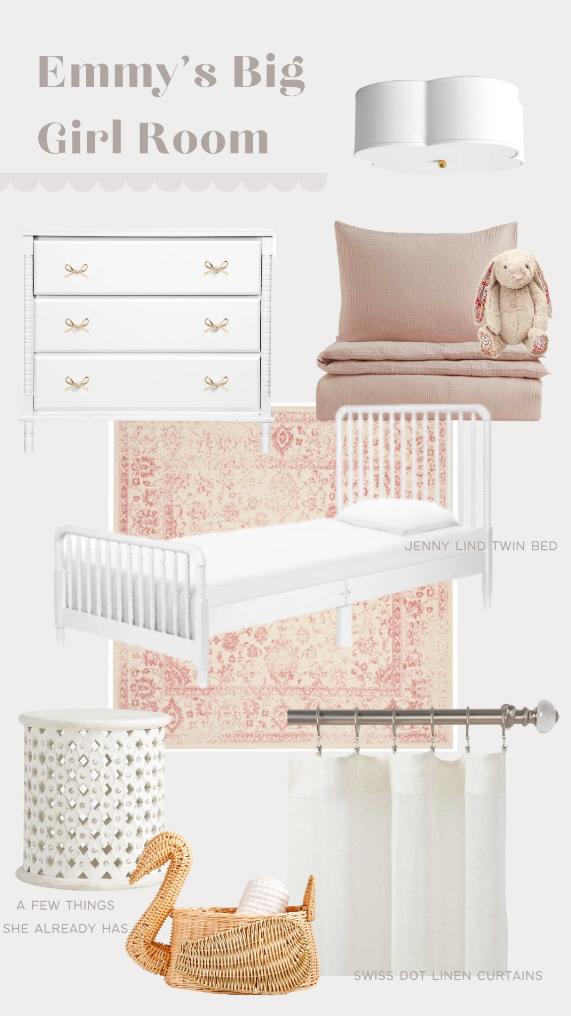 I am starting to plan Emmy’s big girl room - here’s some inspo 🤍

#LTKkids #LTKfamily #LTKhome