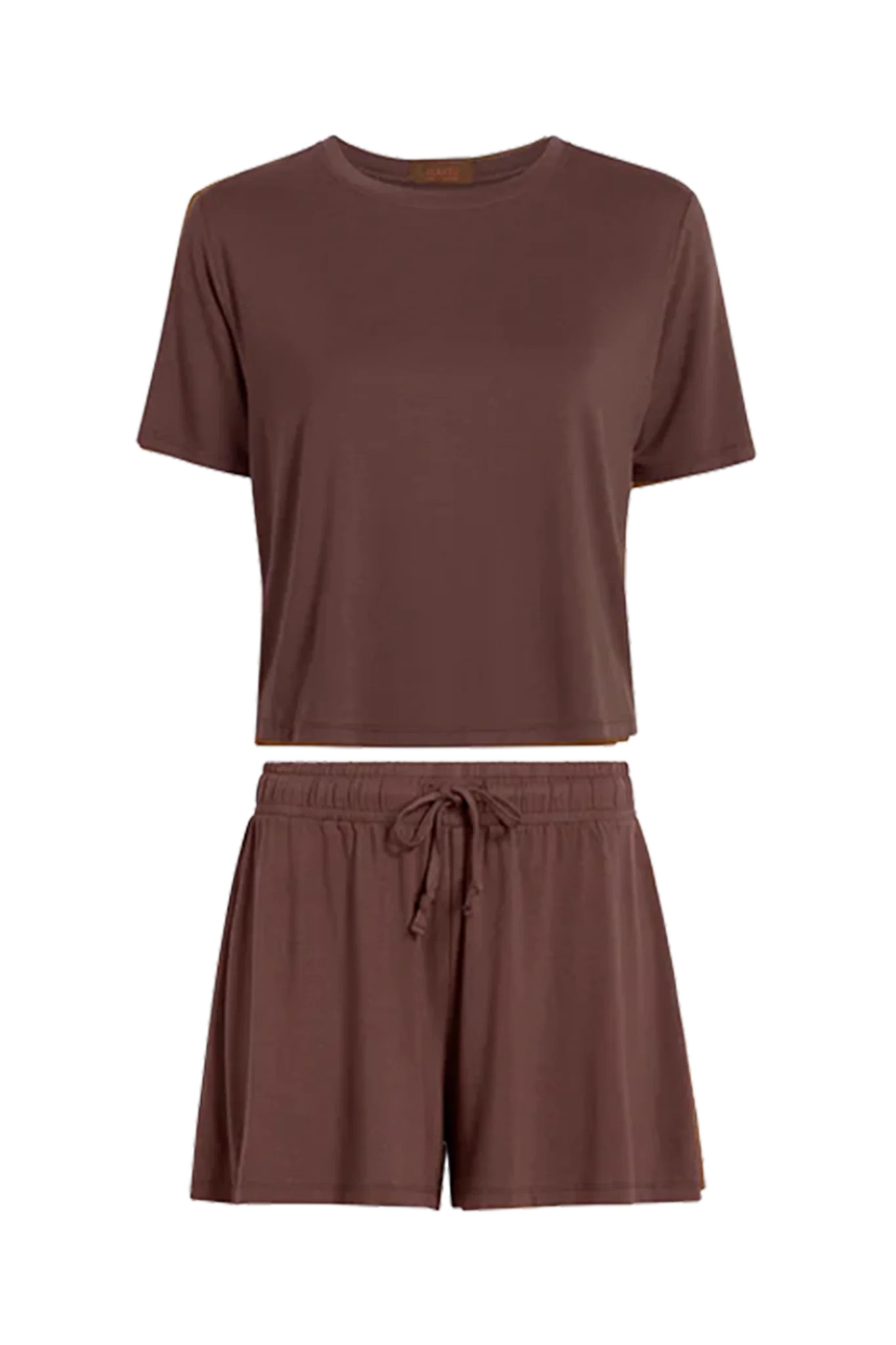 Pajama Short Set | Coffee | nuuds