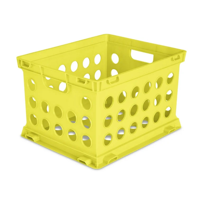 Sterilite File Crate Plastic, Lemon Lime - Walmart.com | Walmart (US)