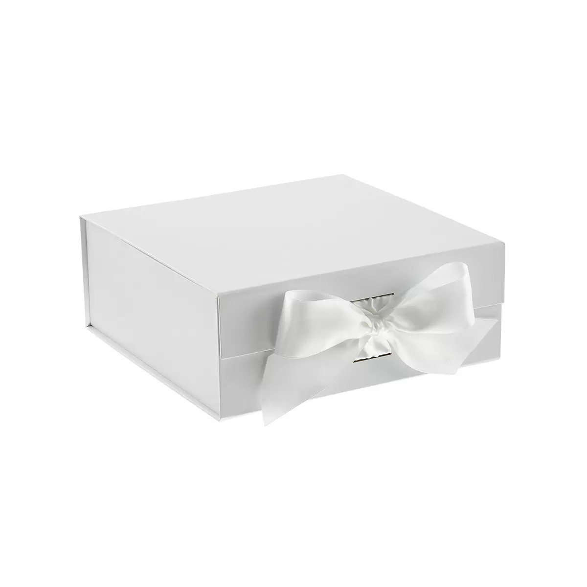 Collapsible Box with Bow | The Container Store