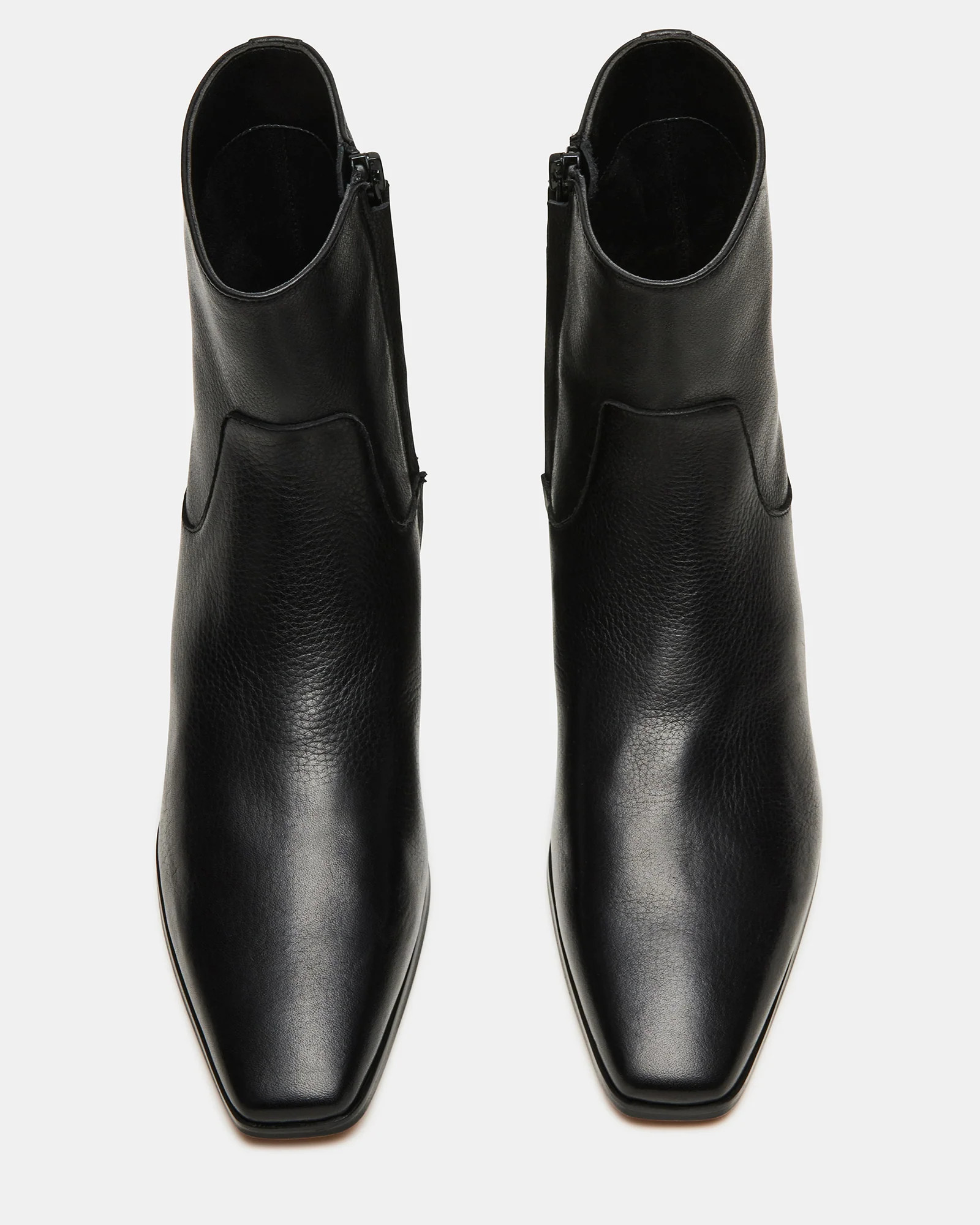 DUSTY Black Leather Women's Ankle Boot | Steve Madden (US)