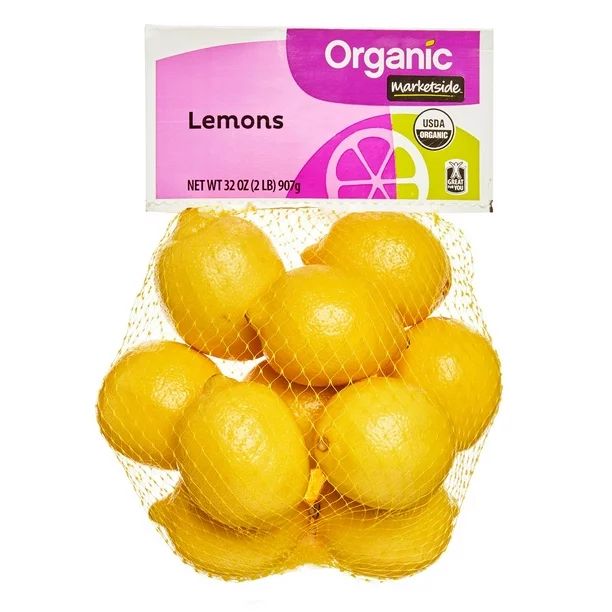 Marketside Organic Lemons, 2 lb Bag - Walmart.com | Walmart (US)