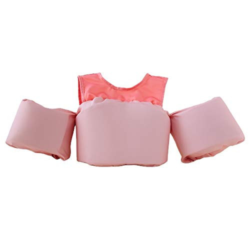 Sisterly Market Colorblock Swim Vest, Toddler Life Jacket, Cute, Simple, Life Vest for Boys and Girls (Pink) | Amazon (US)