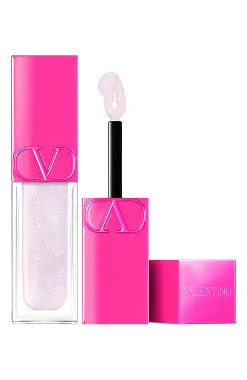 Valentino Puffer Gloss with Plumping Effect in 00R Dazzling Mermaid at Nordstrom | Nordstrom