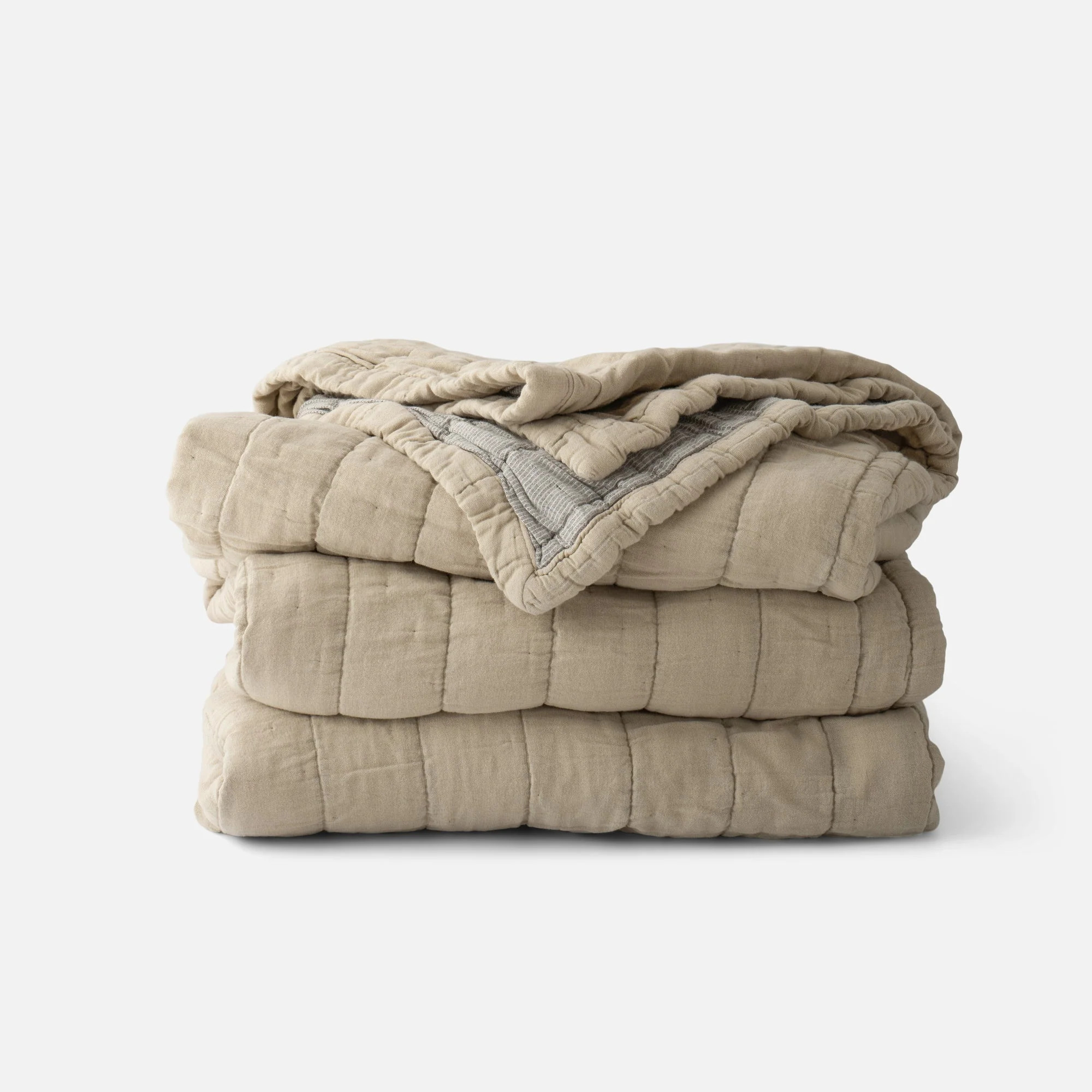 Channeled Cotton Quilt | Schoolhouse