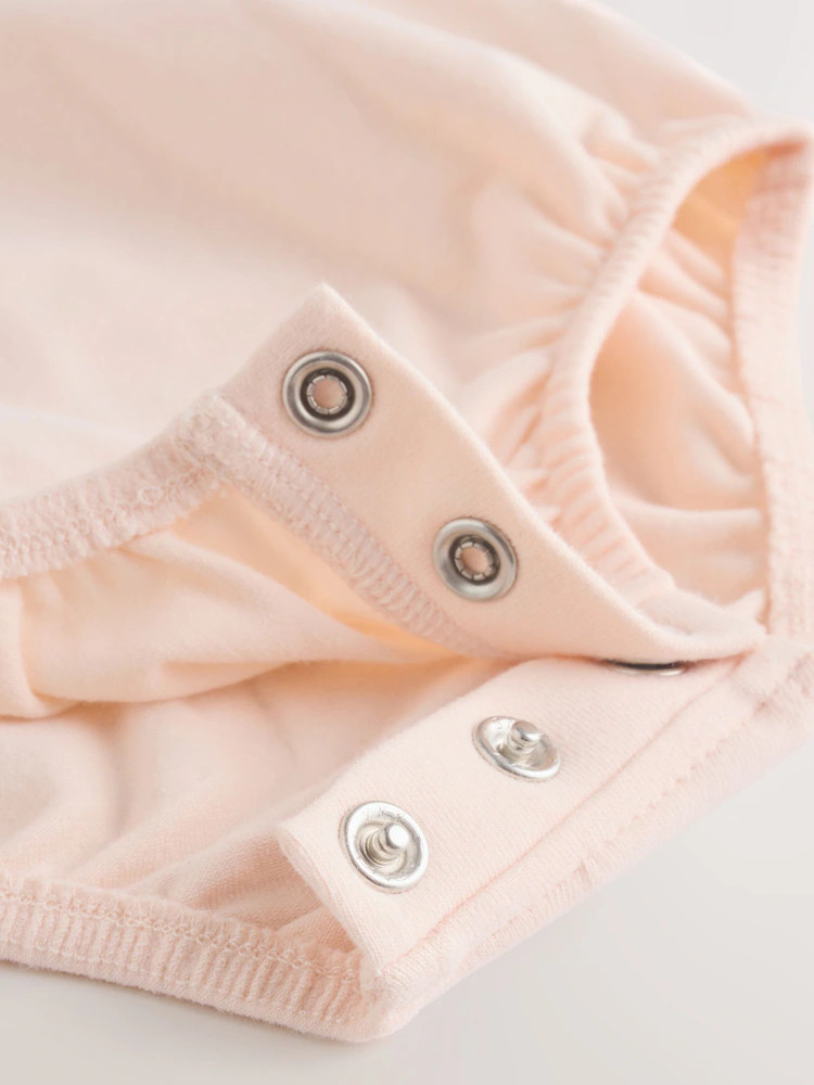 Cream/ Pink Stripe Baby Dungarees and Bodysuit Set 2 Piece (0mths-3yrs) | Next US