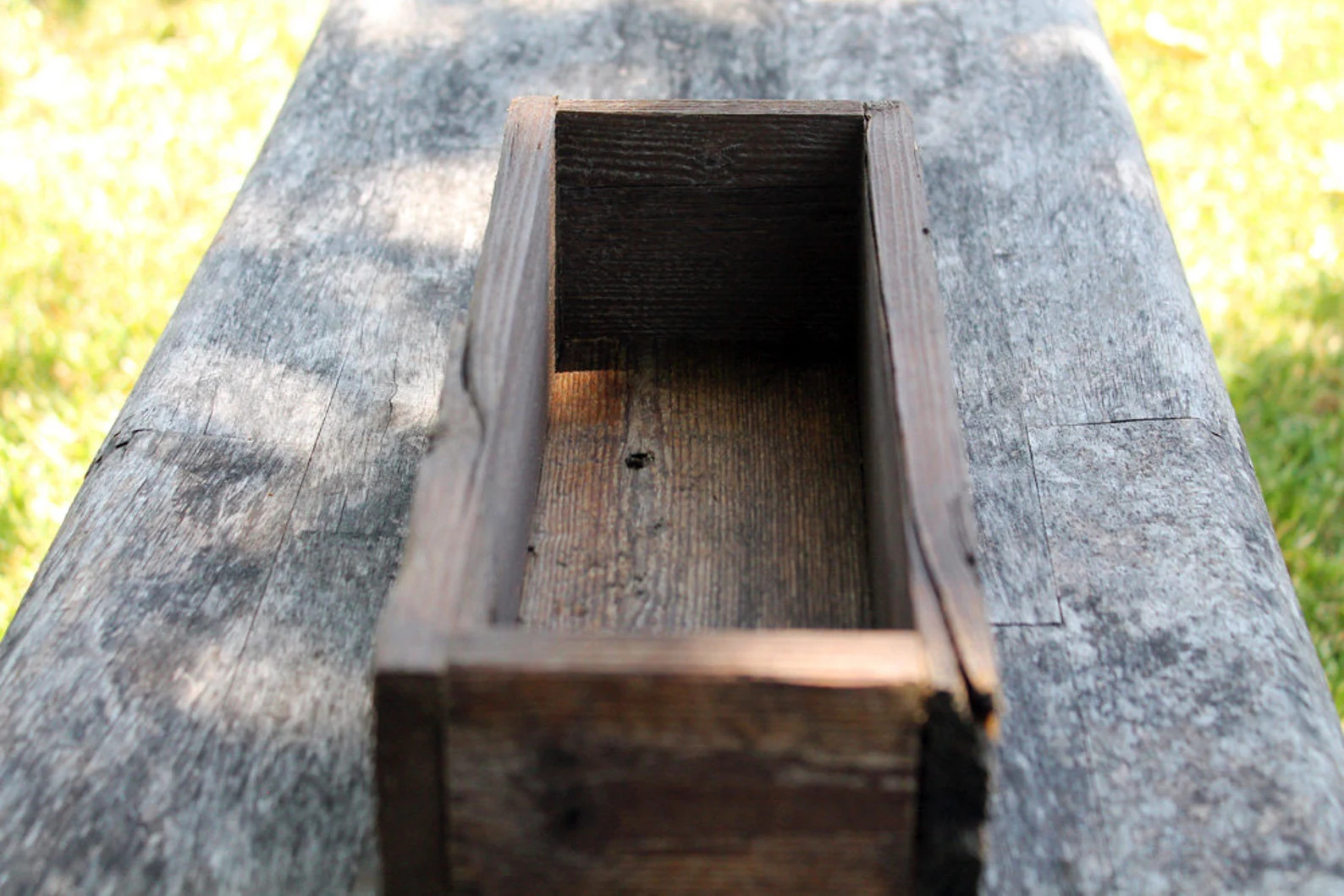 12" Wooden Farmhouse Planter Wedding Box Rustic Decor (3.25"- 3.75"H),Centerpiece,Cedar,Indoor,Ou... | Etsy (Global)