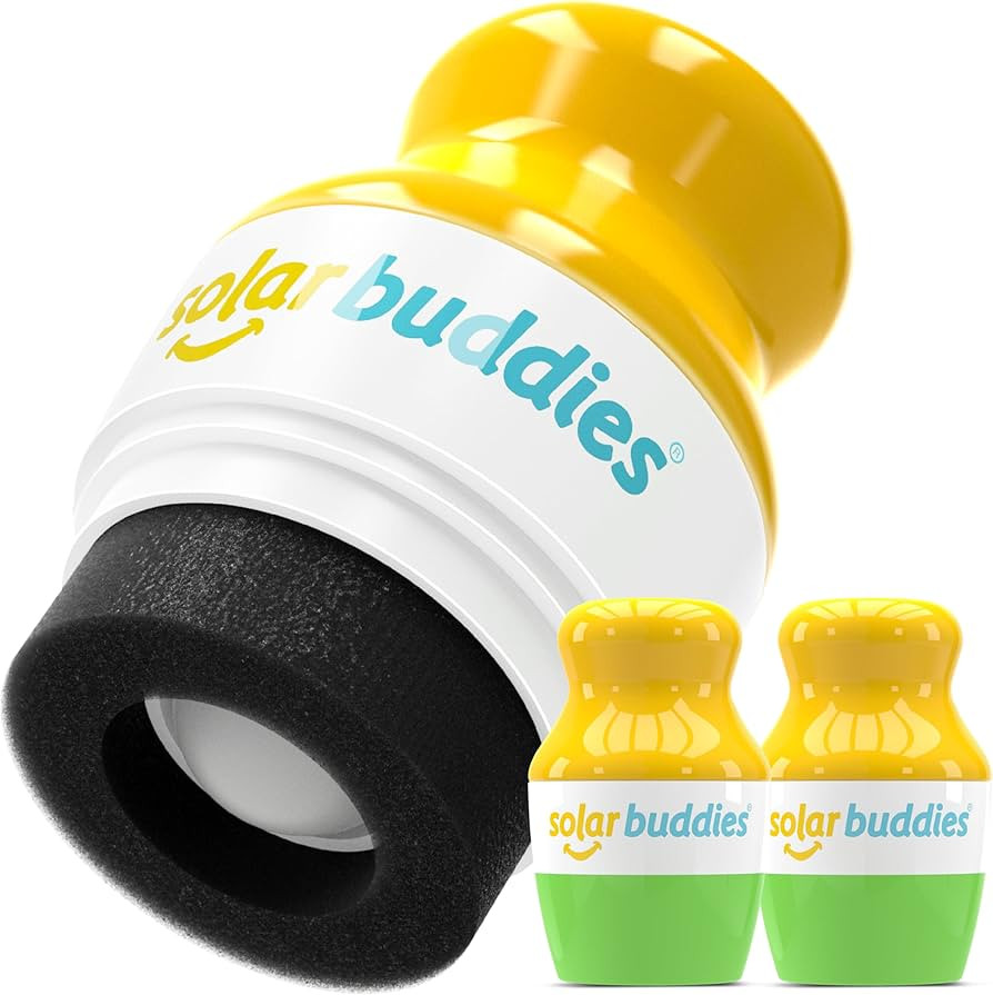 Solar Buddies Sunscreen Applicator - Green Pack of 2 - BPA-Free Refillable Roll on Sponge Sunscre... | Amazon (US)