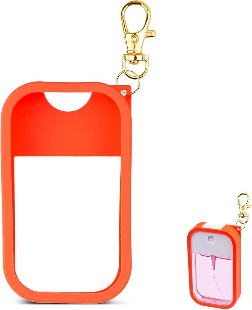 Silicone Case Compatible with Touchland Hand Sanitizer Spray, Protective Case with Keychain for P... | Amazon (US)