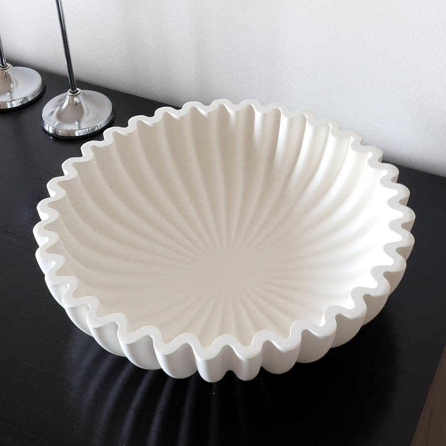 Handgefertigte R\u00fcschenschale \u2013 Elegante Dekoschale im Jakobsmuschel-Design, Vintage Obs... | Amazon (DE)