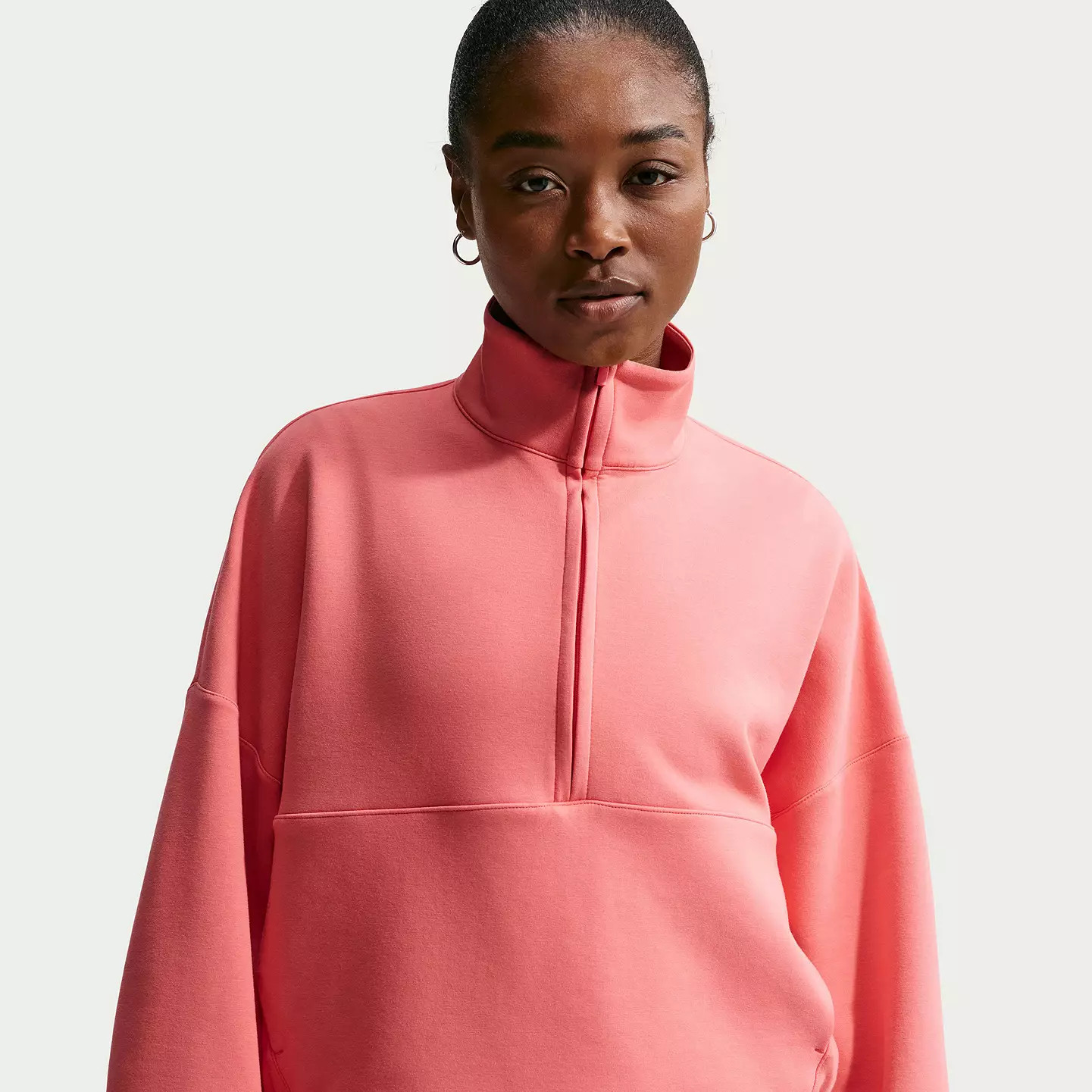 Nike Women's 24.7 ImpossiblySoft Oversized 1/2 Zip Sweatshirt | DICK'S Sporting Goods
