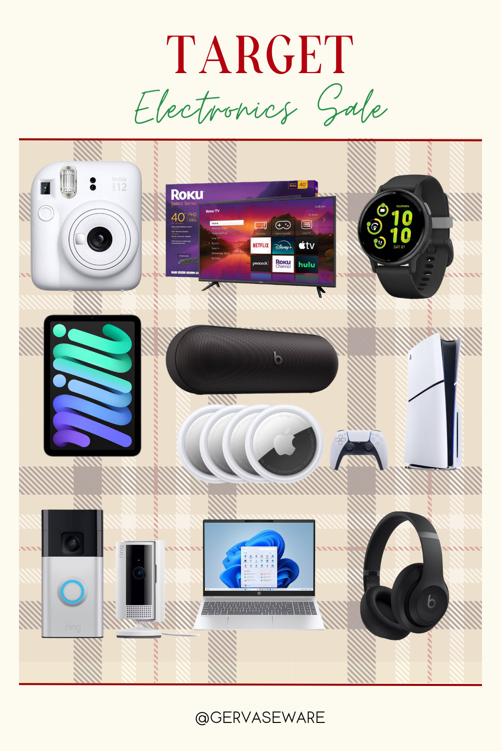 Don’t miss out on the Target Electronics Sale! Upgrade your tech game with incredible discounts on the latest gadgets. From TVs to headphones, it’s the perfect time to score big! Shop now and experience unbeatable savings! 

 #LTKGiftGuide #LTKHoliday #LTKHome