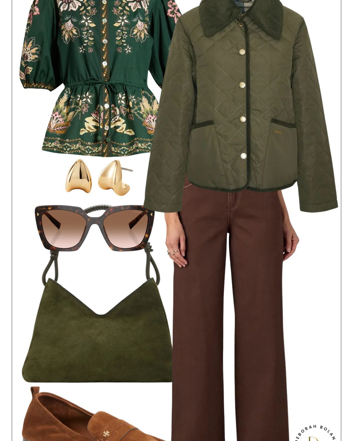 A green peasant shirt is one of those pieces that never goes out of style 💚 It adds just the right amount of color while still feeling effortless and easy to wear. Four different ways to style one timeless favorite—which look would you wear first? ✨

#LTKSeasonal #LTKOver40 #LTKSaleAlert