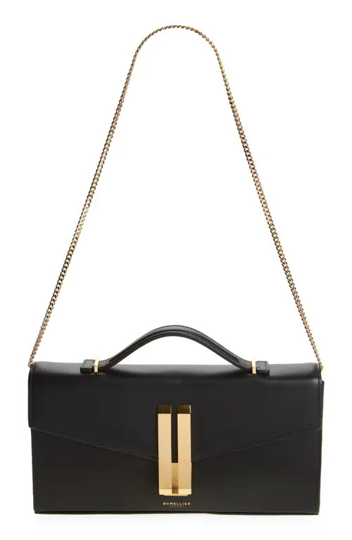 DeMellier Vancouver Leather Clutch in Black at Nordstrom | Nordstrom