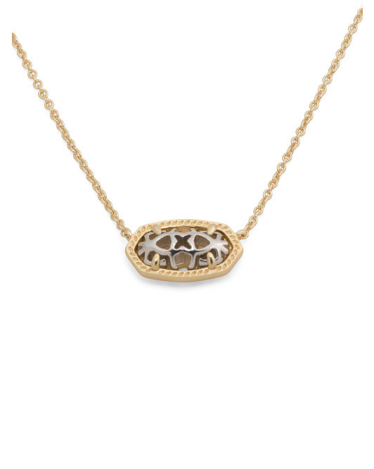 Two Tone Filigree Elisa Pendant Necklace | TJ Maxx