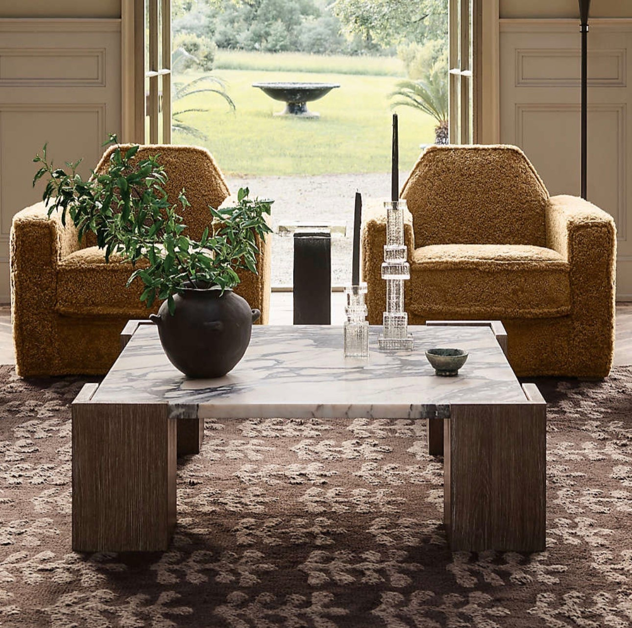 Elysia Marble and Oak 44.5" Square
Coffee Table by Jeremiah Brent  collection, Michel Shearling Accent Chair Berlin Wool-Blend Hand-Knotted Brown Rug

#christmasgifts
#giftideas
#holidays 


#LTKHoliday #LTKSeasonal #LTKHome