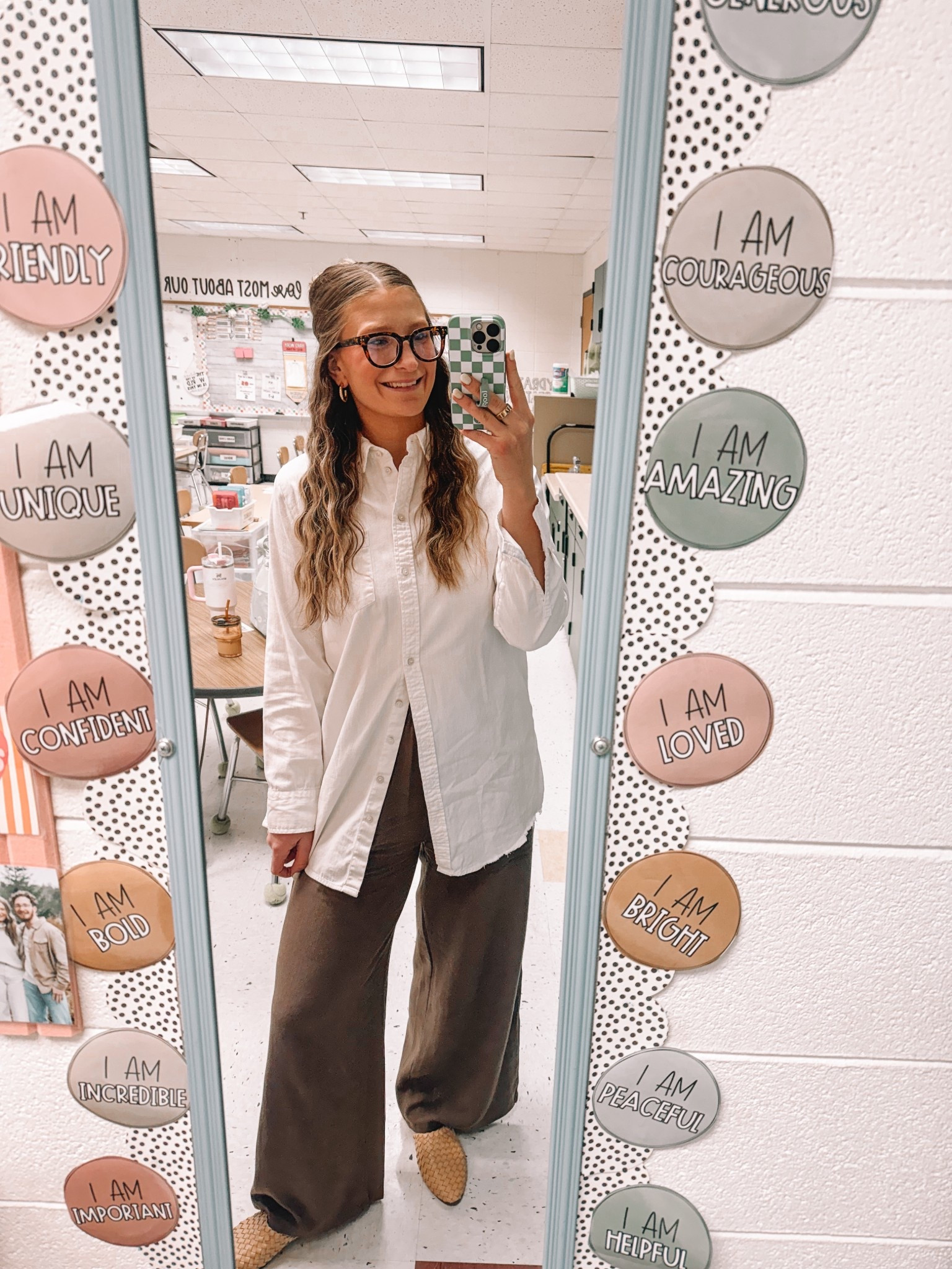 Loved this teacher fit!!! So comfy AND cute! 🤎

#LTKootd