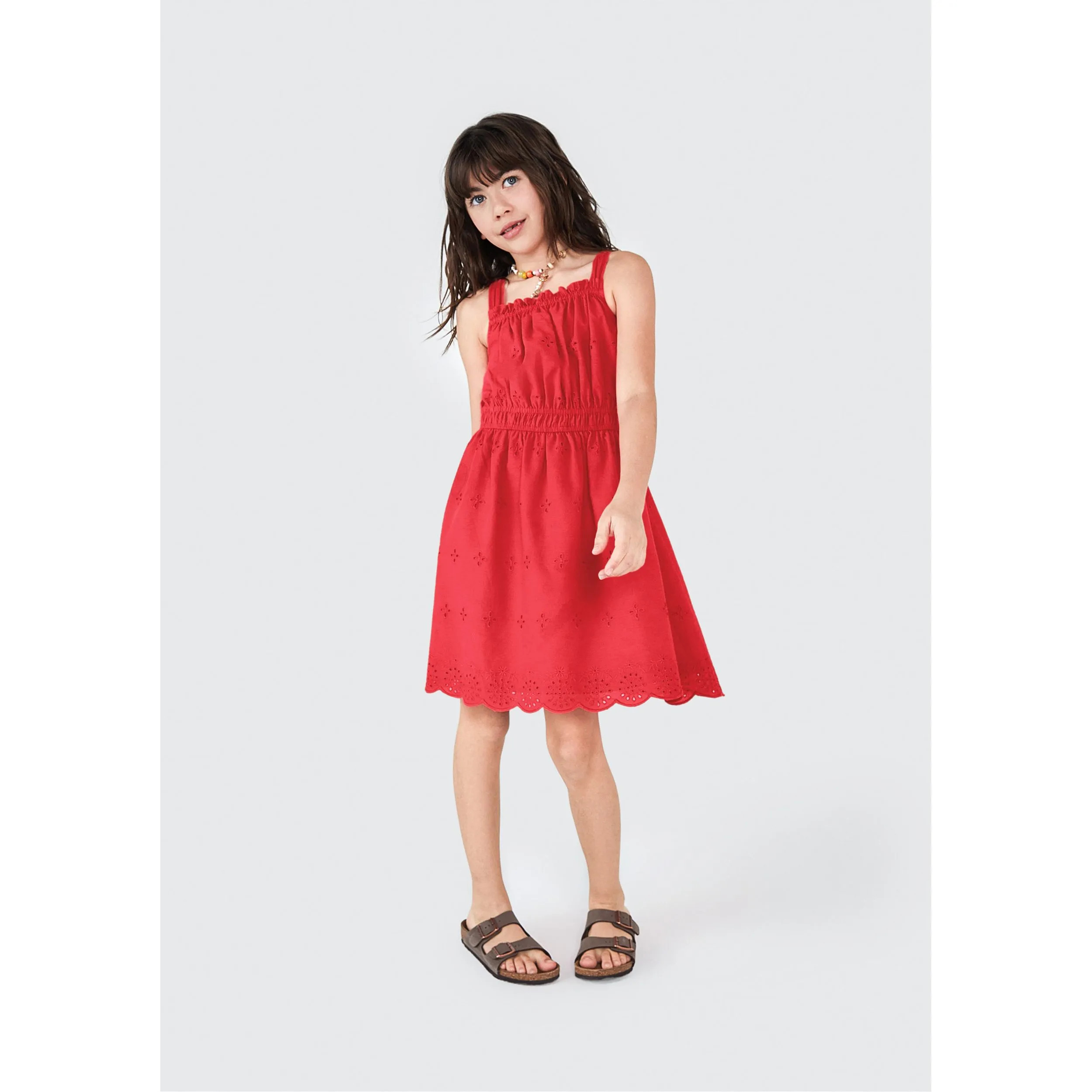 Vestido Curto Infantil - Vermelho | Hering (BR)