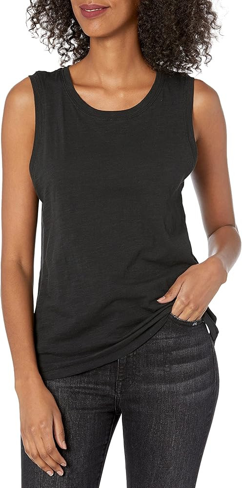 The Drop Women's Nicole Crewneck Muscle Tank Top | Amazon (US)