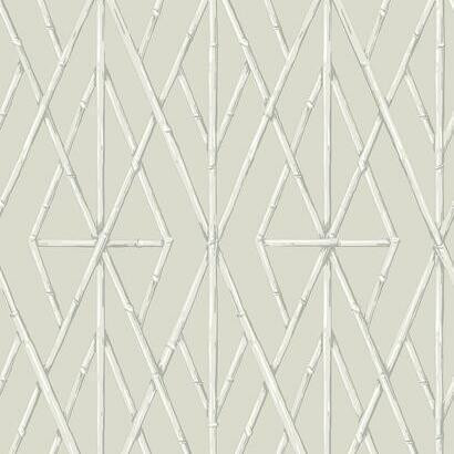 York Wallcoverings Riviera Bamboo Trellis Cream Wallpaper | DecoratorsBest