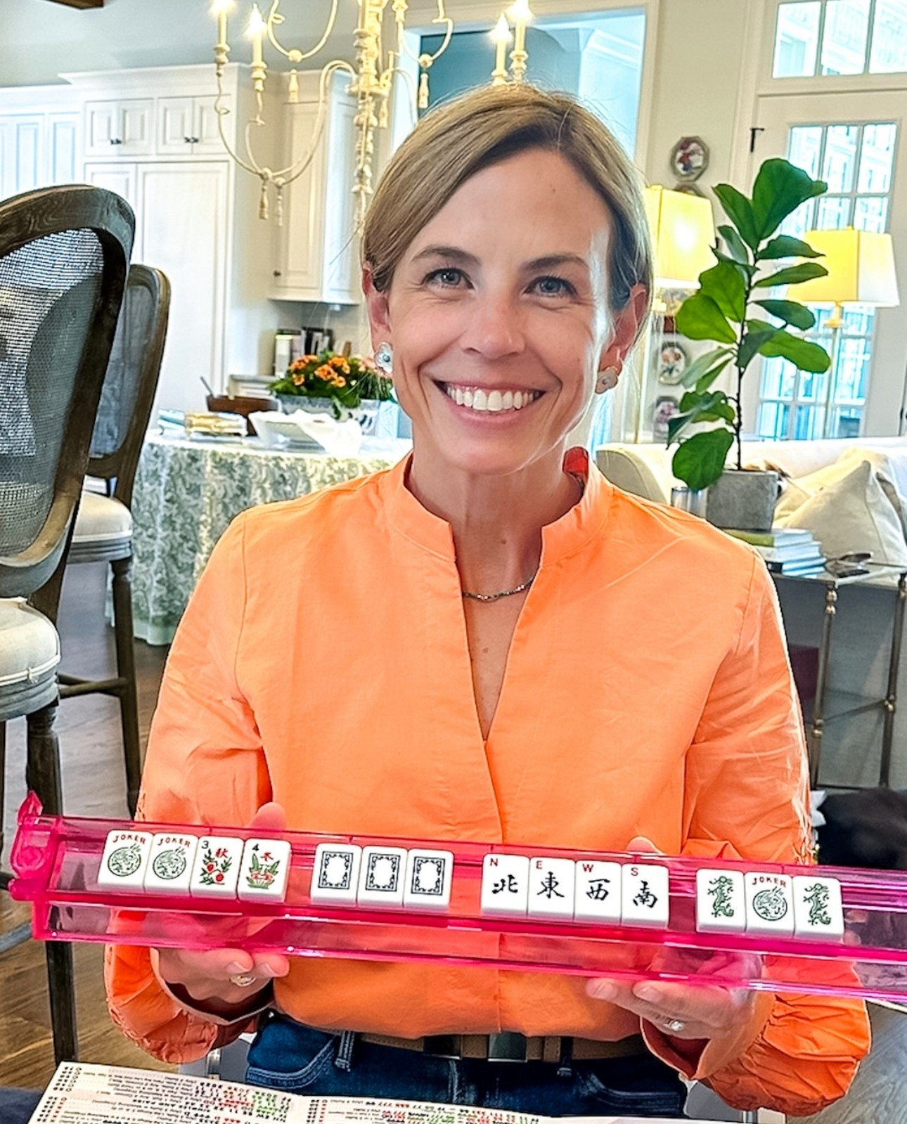 Mary wins with a challenging and fun hand that uses “NEWS” along with multiple dragons.

#LTKStyleTip #LTKHome #LTKParties