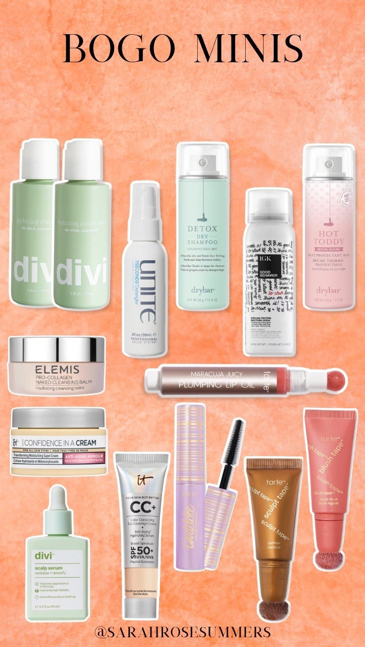 Buy 1 Get 1 Free Ulta Minis
Travel Size Beauty on sale!

#LTKSaleAlert #LTKBeauty