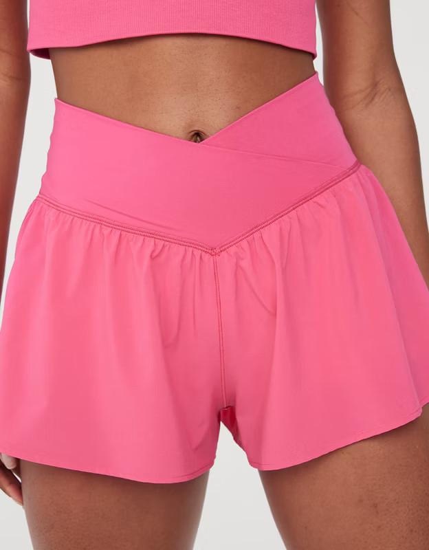 OFFLINE By Aerie Real Me Crossover Flowy Short | Aerie