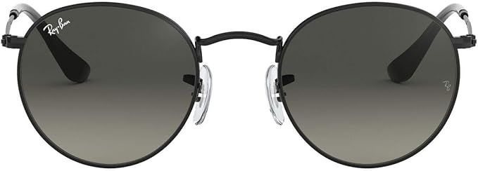 Ray-Ban Rb3447n Flat Lens Metal Round Sunglasses | Amazon (US)