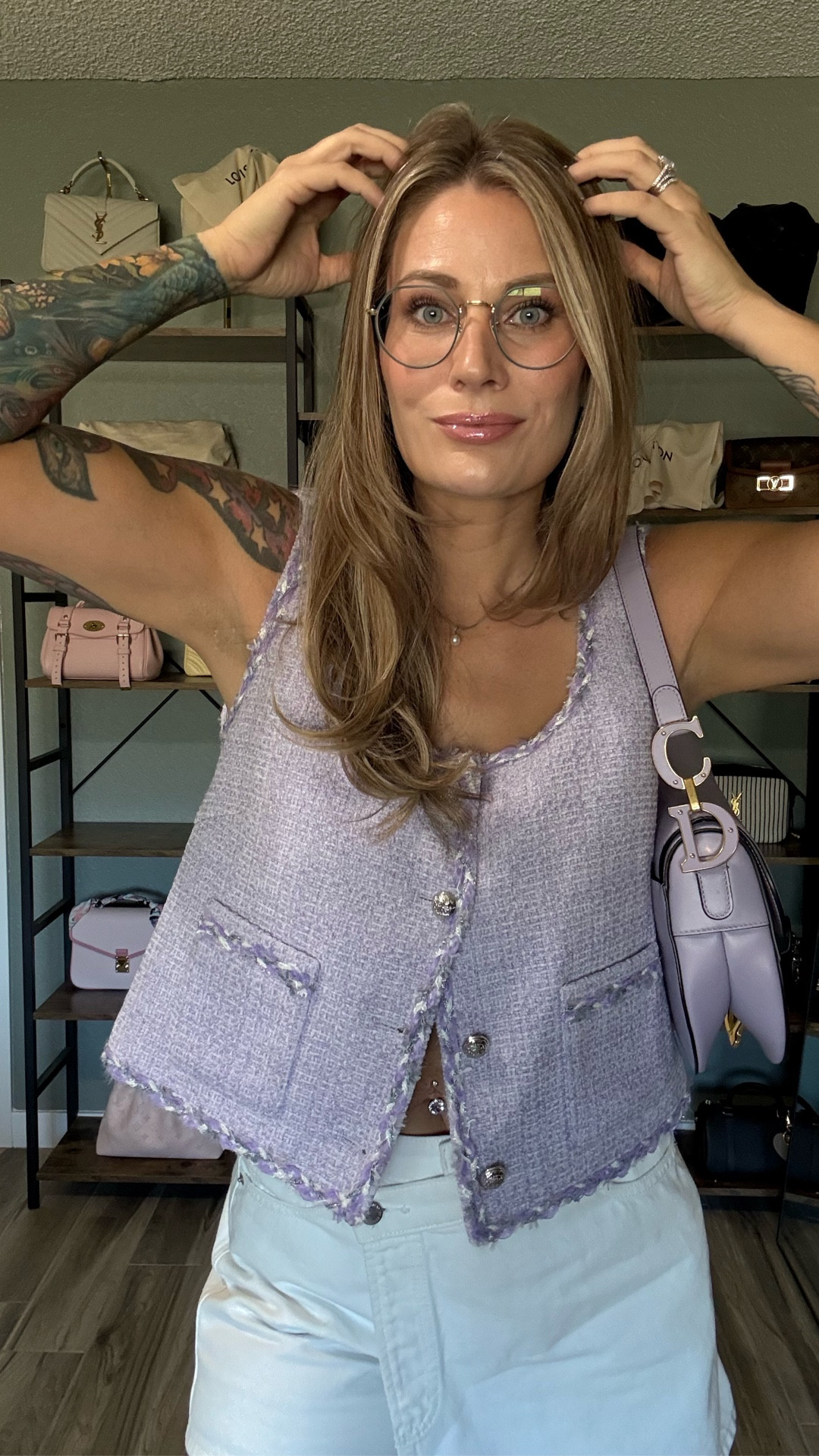 Feminine girly outfit for the win. I absolutely love how the lip combo came out. Definitely a your lips but better. 

My top is in a size large, but I recommend going with your true size. 
My shorts are in a size 6, which is my true size . 

#LTKStyleTip #LTKFindsUnder100 #LTKFindsUnder50