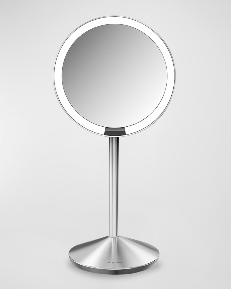 simplehuman 5" Sensor Makeup Mirror with Travel Case | Neiman Marcus