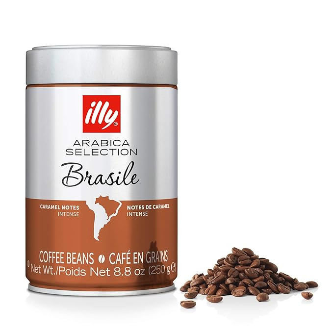 illy Arabica Selections Brasile Whole Bean Coffee, 100% Arabica Bean Single Origin Coffee, Intens... | Amazon (US)