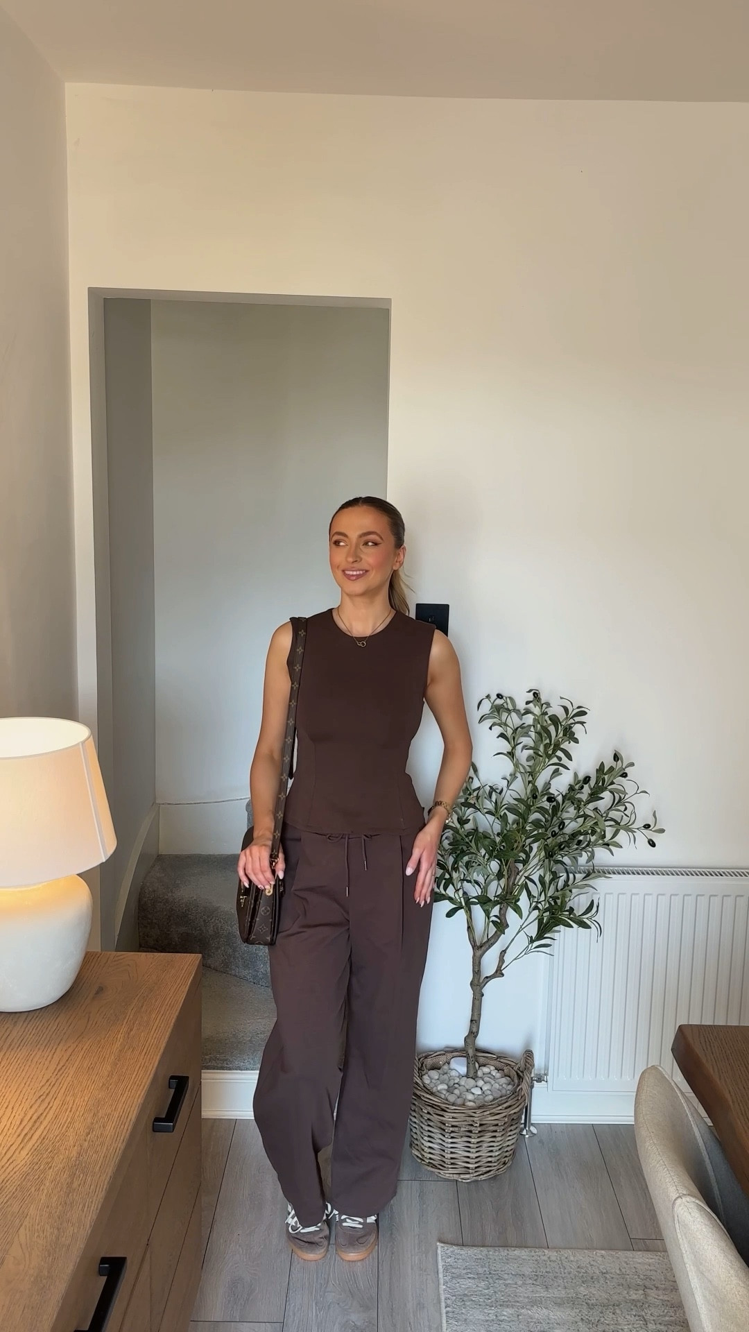 A cute lounge co ord from Zara 🤎