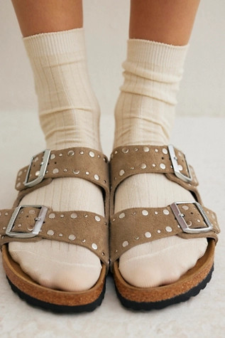 Birkenstock Arizona Rivets Footbed Sandals | Free People (Global - UK&FR Excluded)