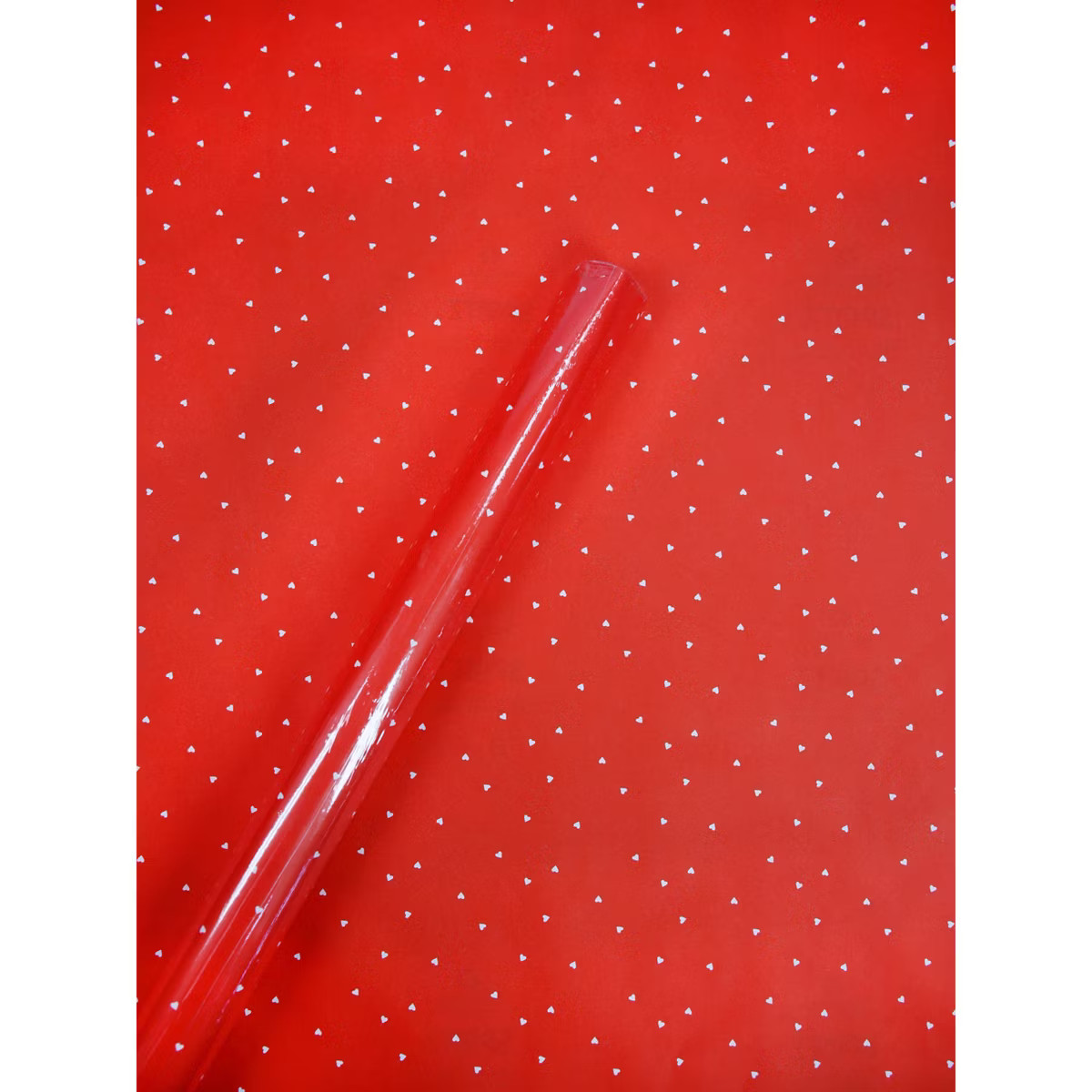 Valentine's Day White Heart on Red Roll Wrap - Spritz™ | Target