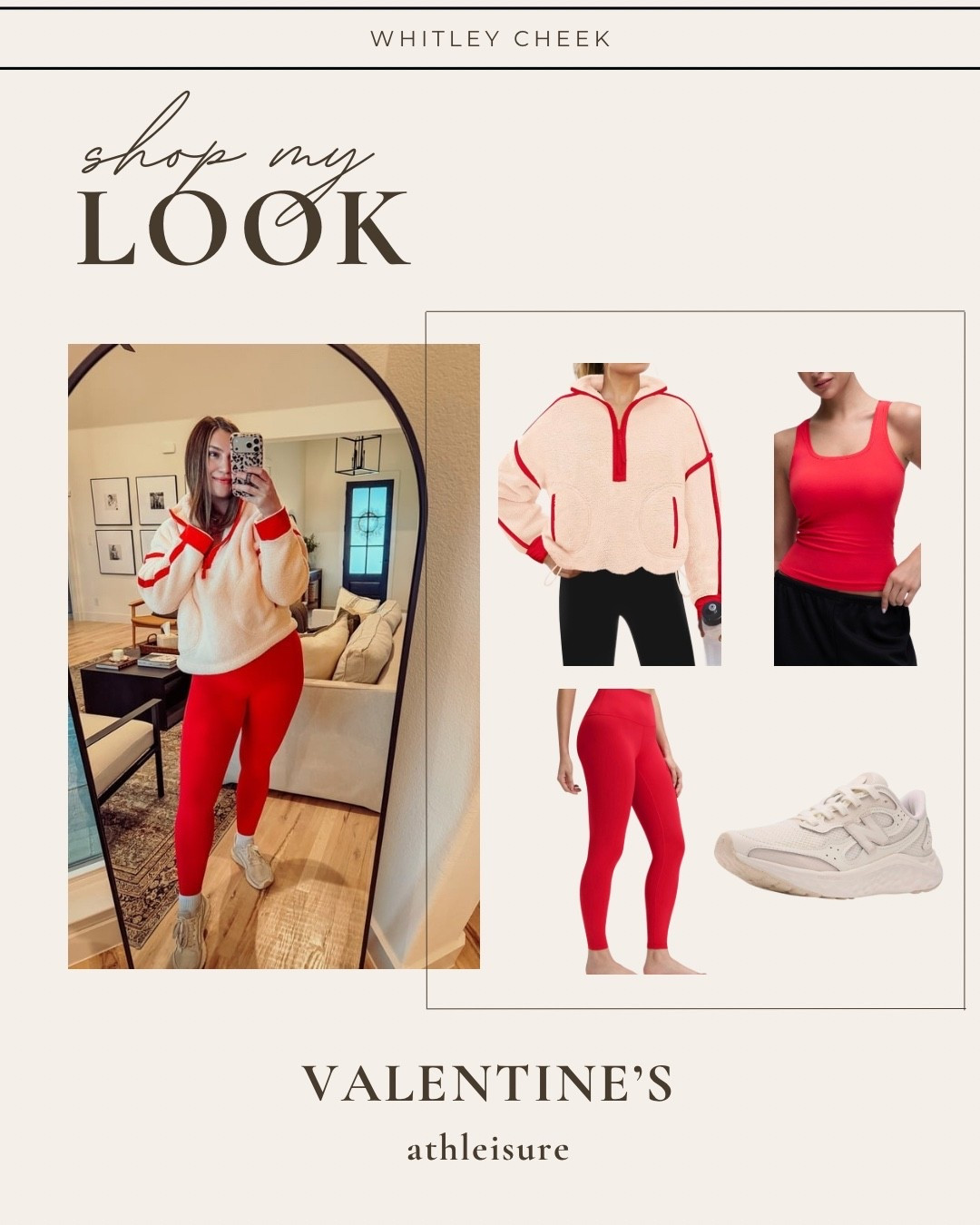Happy Valentine’s Day! This workout top and bottom is a great dupe for another more expensive workout brand and is so buttery soft. The pullover is also comfy and perfectly oversized. All from Amazon!❣️

#LTKActive #LTKMidsize #LTKootd
