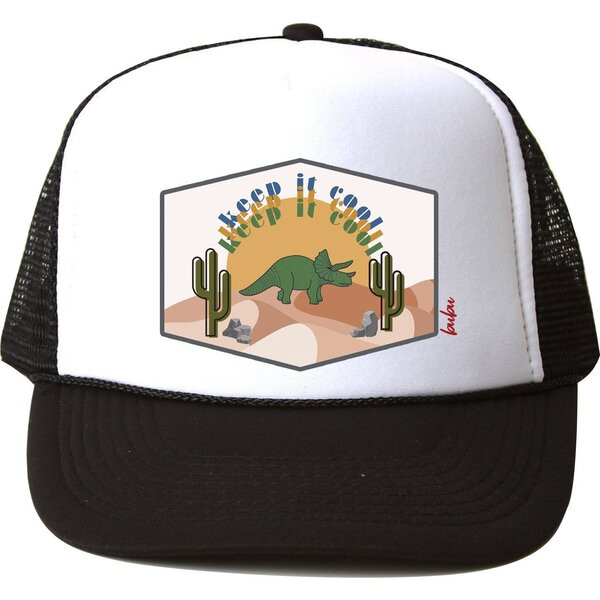 Keept It Cool Hat, Black and White | Maisonette