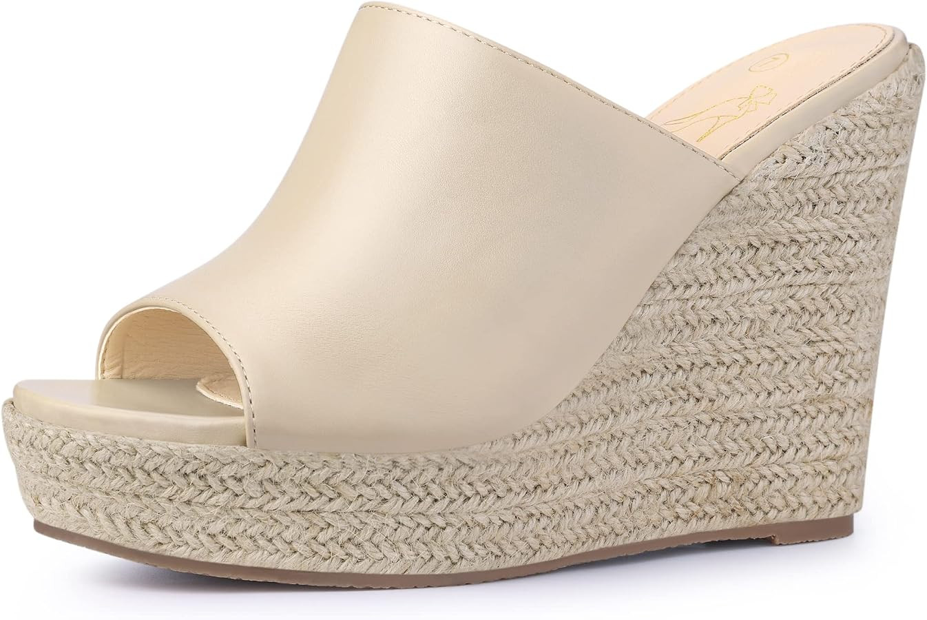 Perphy Open Toe Espadrille Wedge Heel Platform Slide Sandal for Women | Amazon (US)
