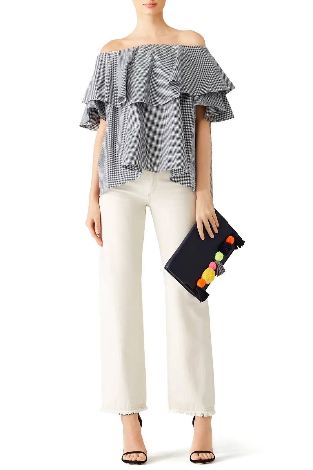 MLM Label Printed Maison Top | Rent The Runway